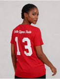 Big Boy Delta Sigma Theta Divine 9 S17 Glitter Dry Fit Tee [Red]