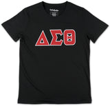 Big Boy Delta Sigma Theta Divine 9 S17 Glitter Dry Fit Tee [Black]
