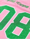 Big Boy Alpha Kappa Alpha Divine 9 S17 Glitter Dry Fit Tee [Pink]