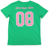Big Boy Alpha Kappa Alpha Divine 9 S17 Glitter Dry Fit Tee [Green]