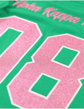 Big Boy Alpha Kappa Alpha Divine 9 S17 Glitter Dry Fit Tee [Green]