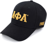 Big Boy Alpha Phi Alpha Divine 9 S160 Mens Cap [Black]