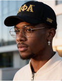 Big Boy Alpha Phi Alpha Divine 9 S160 Mens Cap [Black]
