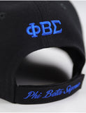 Big Boy Phi Beta Sigma Divine 9 S160 Mens Cap [Black]