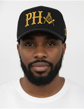 Big Boy Prince Hall Emblem Divine S154 Ball Cap [Black]