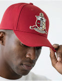 Big Boy Kappa Alpha Psi Divine 9 S159 Crest Ball Cap [Crimson Red]