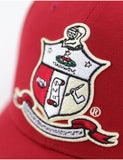 Big Boy Kappa Alpha Psi Divine 9 S159 Crest Ball Cap [Crimson Red]