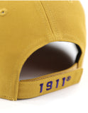 Big Boy Omega Psi Phi Divine 9 S159 Crest Ball Cap [Old Gold]
