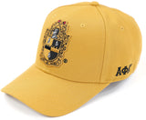 Big Boy Alpha Phi Alpha Divine 9 S159 Crest Ball Cap [Old Gold]