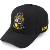 Big Boy Alpha Phi Alpha Divine 9 S159 Crest Ball Cap [Black]