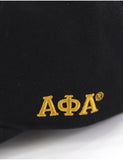 Big Boy Alpha Phi Alpha Divine 9 S159 Crest Ball Cap [Black]