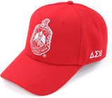 Big Boy Delta Sigma Theta Divine 9 S159 Crest Ball Cap [Red]