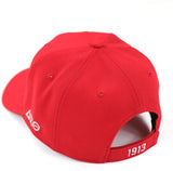 Big Boy Delta Sigma Theta Divine 9 S159 Crest Ball Cap [Red]