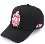 Big Boy Delta Sigma Theta Divine 9 S159 Crest Ball Cap [Black]