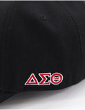 Big Boy Delta Sigma Theta Divine 9 S159 Crest Ball Cap [Black]