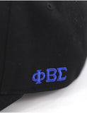 Big Boy Phi Beta Sigma Divine 9 S159 Crest Ball Cap [Black]