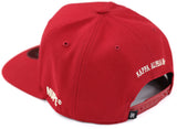 Big Boy Kappa Alpha Psi Divine 9 S144 Letter Snapback Cap [Crimson Red]