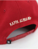 Big Boy Kappa Alpha Psi Divine 9 S144 Letter Snapback Cap [Crimson Red]