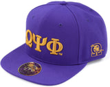Big Boy Omega Psi Phi Divine 9 S144 Letter Snapback Cap [Purple]