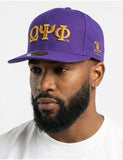 Big Boy Omega Psi Phi Divine 9 S144 Letter Snapback Cap [Purple]