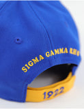 Big Boy Sigma Gamma Rho Divine 9 S160 Letter Ball Cap [Royal Blue]