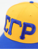 Big Boy Sigma Gamma Rho Divine 9 S160 Letter Ball Cap [Gold]
