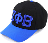 Big Boy Zeta Phi Beta Divine 9 S160 Letter Ball Cap [Black]