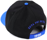 Big Boy Zeta Phi Beta Divine 9 S160 Letter Ball Cap [Black]