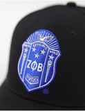 Big Boy Zeta Phi Beta Divine 9 S159 Crest Ball Cap [Black]