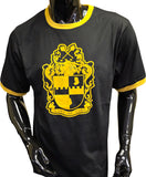 Buffalo Dallas Alpha Phi Alpha Flocked Ringer Tee [Black]