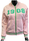 Buffalo Dallas Alpha Kappa Alpha Chenille Zip Hoodie [Pink]