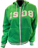 Buffalo Dallas Alpha Kappa Alpha Chenille Zip Hoodie [Green]