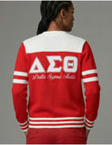 Big Boy Delta Sigma Theta Divine 9 S8 Wool Sweater Cardigan [Red]