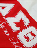 Big Boy Delta Sigma Theta Divine 9 S8 Wool Sweater Cardigan [Red]