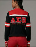 Big Boy Delta Sigma Theta Divine 9 S8 Wool Sweater Cardigan [Black]