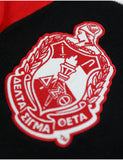 Big Boy Delta Sigma Theta Divine 9 S8 Wool Sweater Cardigan [Black]