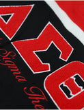 Big Boy Delta Sigma Theta Divine 9 S8 Wool Sweater Cardigan [Black]