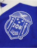 Big Boy Zeta Phi Beta Divine 9 S8 Wool Sweater Cardigan [Royal Blue]
