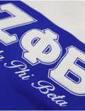 Big Boy Zeta Phi Beta Divine 9 S8 Wool Sweater Cardigan [Royal Blue]