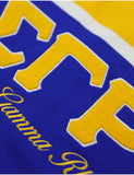 Big Boy Sigma Gamma Rho Divine 9 S8 Wool Sweater Cardigan [Royal Blue]