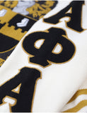 Big Boy Alpha Phi Alpha Divine 9 S5 Wool V-Neck Sweater [Ivory White]