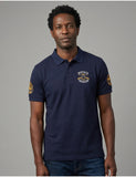 Big Boy Buffalo Soldiers S4 Mens Polo Shirt [Navy Blue]