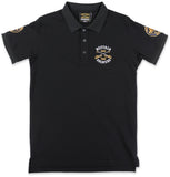 Big Boy Buffalo Soldiers S4 Mens Polo Shirt [Black]