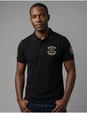 Big Boy Buffalo Soldiers S4 Mens Polo Shirt [Black]
