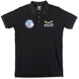 Big Boy Tuskegee Airmen S4 Mens Polo Shirt [Black]