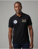 Big Boy Tuskegee Airmen S4 Mens Polo Shirt [Black]