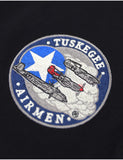 Big Boy Tuskegee Airmen S4 Mens Polo Shirt [Black]