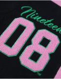 Big Boy Alpha Kappa Alpha Divine 9 S8 Wool Sweater Cardigan [Black]
