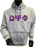 Buffalo Dallas Omega Psi Phi Chenille Hoodie [Grey]