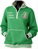 Buffalo Dallas Alpha Kappa Alpha Quarter-Zip Sweatshirt [Green]